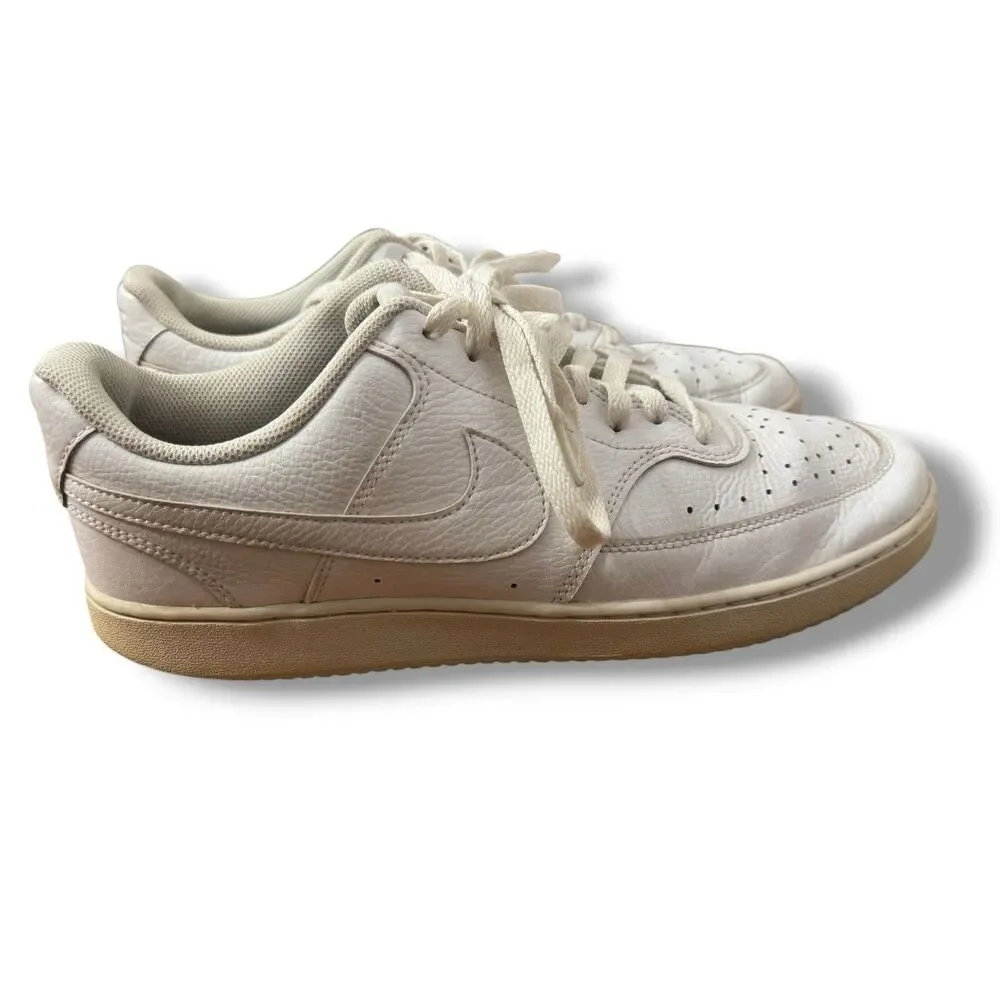 Nike Court Vision Low Triple White CD5463-100 Activewear Women’s Size 11